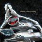 925 Silver Three Dolphins & Mixed Gems Pendant SP-413-KT