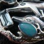 925 Silver Three Dolphins & Mixed Gems Pendant SP-413-KT