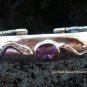Sterling Silver & Amethyst Snake Bangle SBB-327-PS
