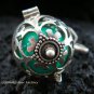 925 Silver & Garnet 16MM Harmony Ball Pendant HB-296-KT