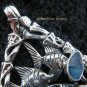 925 Silver Three Fish & Mixed Gems Pendant SP-419-KT