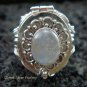 Silver & Moonstone Locket Ring LR-547-KT