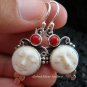 Sterling Silver Carnelian Goddess Earrings GDE-925-NY