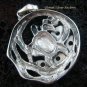 925 Silver Turtle & Mixed Gems Pendant SP-417-KT