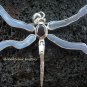 925 Silver & Blue Chalcedony Dragonfly Brooch Pendant BC-144-KT