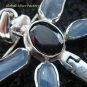 925 Silver & Blue Chalcedony Dragonfly Brooch Pendant BC-144-KT