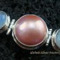 925 Silver 5 Pearls & 4 Moonstone Designer Bracelet SBB-319-KT