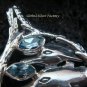 925 Silver Three Dolphins & Blue Topaz Pendant SP-415-KT