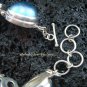 925 Silver 5 Pearls & 4 Amethyst Designer Bracelet SBB-318-KT