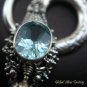 925 Silver Blue Topaz Snake Pendant SP-313-NY