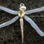 925 Silver & Blue Chalcedony Dragonfly Brooch Pendant BC-145-KT