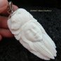 925 Silver Carved Woman & Bear Pendant SP-426-KA