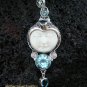 Sterling Silver & Four Blue Topaz Goddess Pendant GDP-945-PS