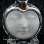 Sterling Silver & Four Blue Topaz Goddess Pendant GDP-945-PS