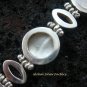 925 Silver 5 Pearls & 4 Amethyst Designer Bracelet SBB-316-KT