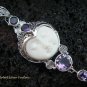 Sterling Silver & Four Amethyst Goddess Pendant GDP-943-PS