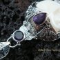 Sterling Silver & Four Amethyst Goddess Pendant GDP-943-PS