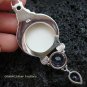 Sterling Silver & Four Amethyst Goddess Pendant GDP-943-PS