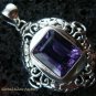 Bali Design Sterling Silver & Amethyst Pendant SP-444-KT