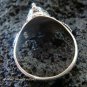Silver & Round Garnet Locket Ring LR-535-KT