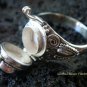 Silver & Round Garnet Locket Ring LR-535-KT