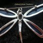 Large Silver Kyanite & Labradorite Dragonfly Brooch Pendant BC-142-KT