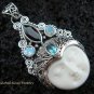 925 Silver & Mixed Gems Goddess Pendant GDP-929-PS