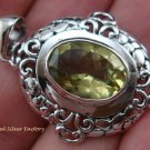 Bali Design 925 Silver & Citrine Pendant SP-448-KT