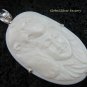 Sterling Silver Carved Women & Wolf Pendant SP-424-KA