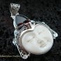 925 Silver & Garnet Goddess Pendant GDP-939-PS