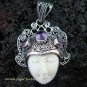 Sterling Silver & Amethyst Goddess Pendant GDP-962-KT
