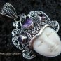 Sterling Silver & Amethyst Goddess Pendant GDP-962-KT