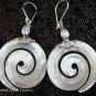 925 Silver Moonstone & Shell Earrings ER-516-KT