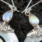 925 Silver Moonstone & Shell Earrings ER-516-KT