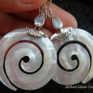 925 Silver Moonstone & Shell Earrings ER-516-KT