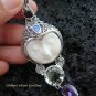 925 Silver & Multi Gems Goddess Pendant GDP-946-PS