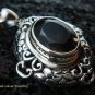 Bali Design 925 Silver & Smokey Quartz Pendant SP-446-KT