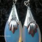 925 Silver Opalite Moonstone Teardrop Earrings SJ-110-KT