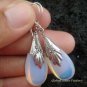 925 Silver Opalite Moonstone Teardrop Earrings SJ-110-KT