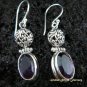 925 Silver & Amethyst Drop Earrings ER-445-NY