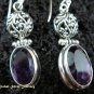 925 Silver & Amethyst Drop Earrings ER-445-NY
