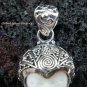 925 Silver & Garnet Goddess Pendant GDP-935-PS
