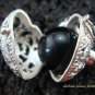 925 Silver Green Quartz Heart Harmony Ball Pendant HB-307-KT
