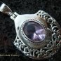 Bali Design Sterling Silver & Amethyst Pendant SP-449-KT