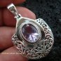 Bali Design Sterling Silver & Amethyst Pendant SP-449-KT