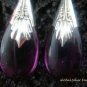 Sterling Silver Amethyst (syn ) Earrings SJ-155-KA