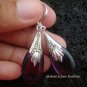 Sterling Silver Amethyst (syn ) Earrings SJ-155-KA