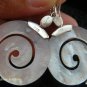 925 Silver Amethyst & Shell Earrings ER-514-KT