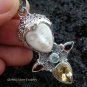 925 Silver & Multi Gems Goddess Pendant GDP-936-PS