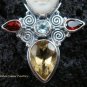 925 Silver & Multi Gems Goddess Pendant GDP-936-PS